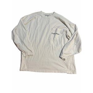 Code Bleu Women's Size Medium Off White Long Sleeve Top Shirt USA